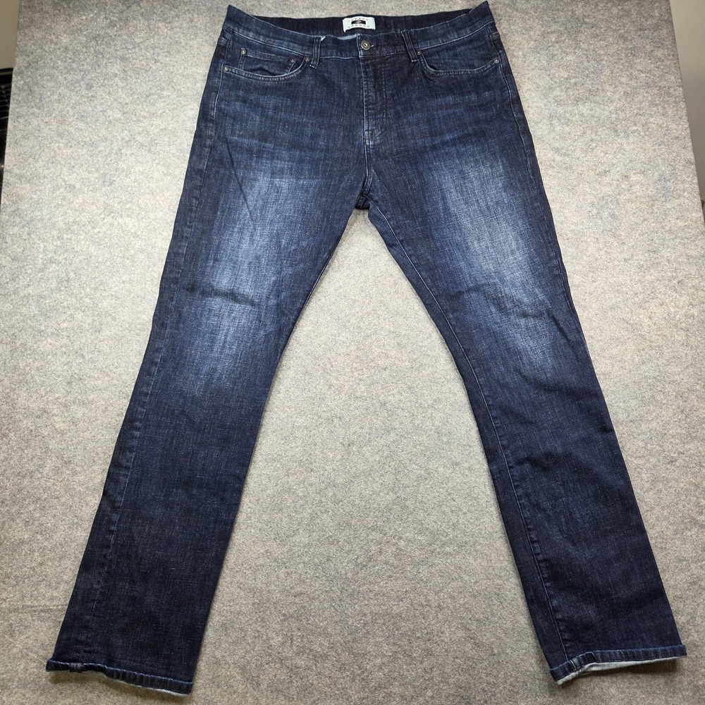 Joseph Abboud Jeans Mens 38x34 Dark Wash Blue Slim Straight Stretch Denim Pants